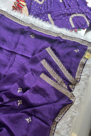 Jayanti Reddy Purple Russian Silk Saree 5650 15 (PRE ORDER)