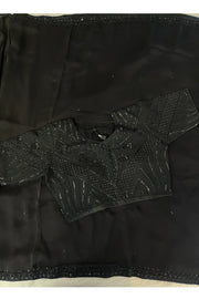 Black Soft Tissue Saree 5164 03