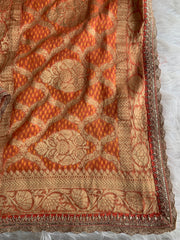 Patola Silk Saree with Banarasi Weaving 5912 02