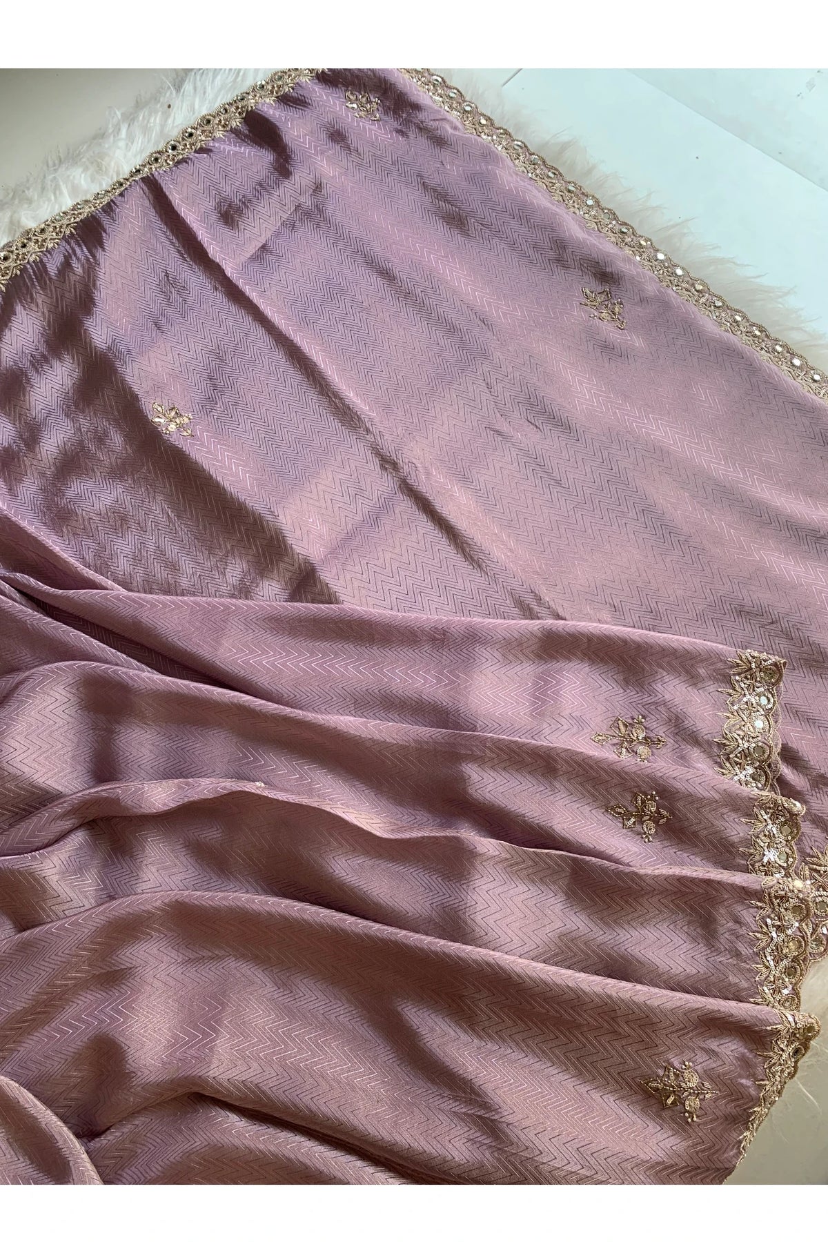 Purple Kanchi Silk Saree 5453 04