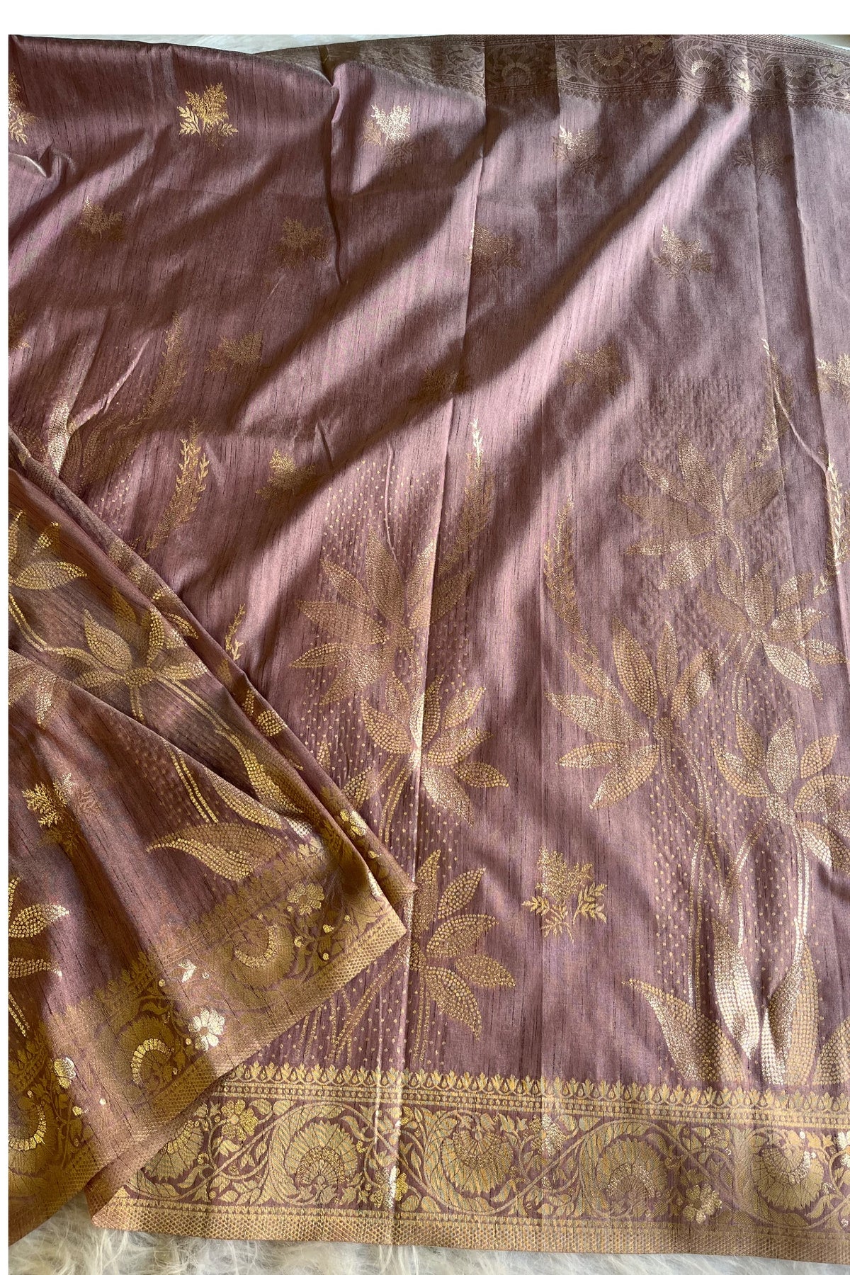 Mauve Kanchi Silk Saree   5314 06