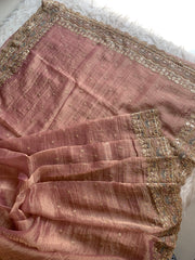Crush Tissue Saree with Dori, Sequin & Bead Work 5915 18