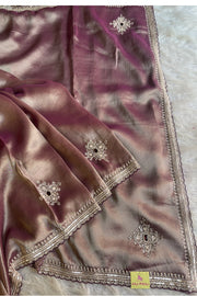 Tissue Silk Saree with Sequin, Cutdana, Pearls, Zardosi Work 5360 08
