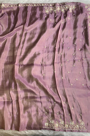 Lilac Embellished Tissue Saree 5189 02