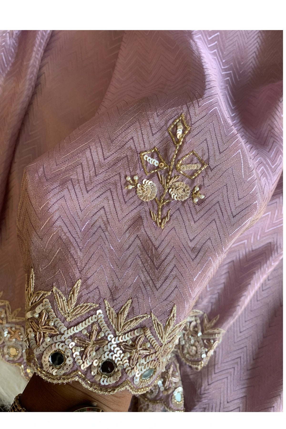 Purple Kanchi Silk Saree 5453 04
