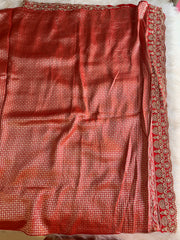 Red Karwa Chauth Kanchipuram Silk Saree 5875 05