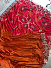 Red Patola Silk Saree 5882 05