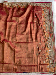 Patola Silk Saree with Dori, Sequin, Stone & Thread Work 5928 02