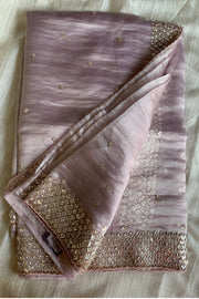 Embellished Butter Organza Saree 5847 01