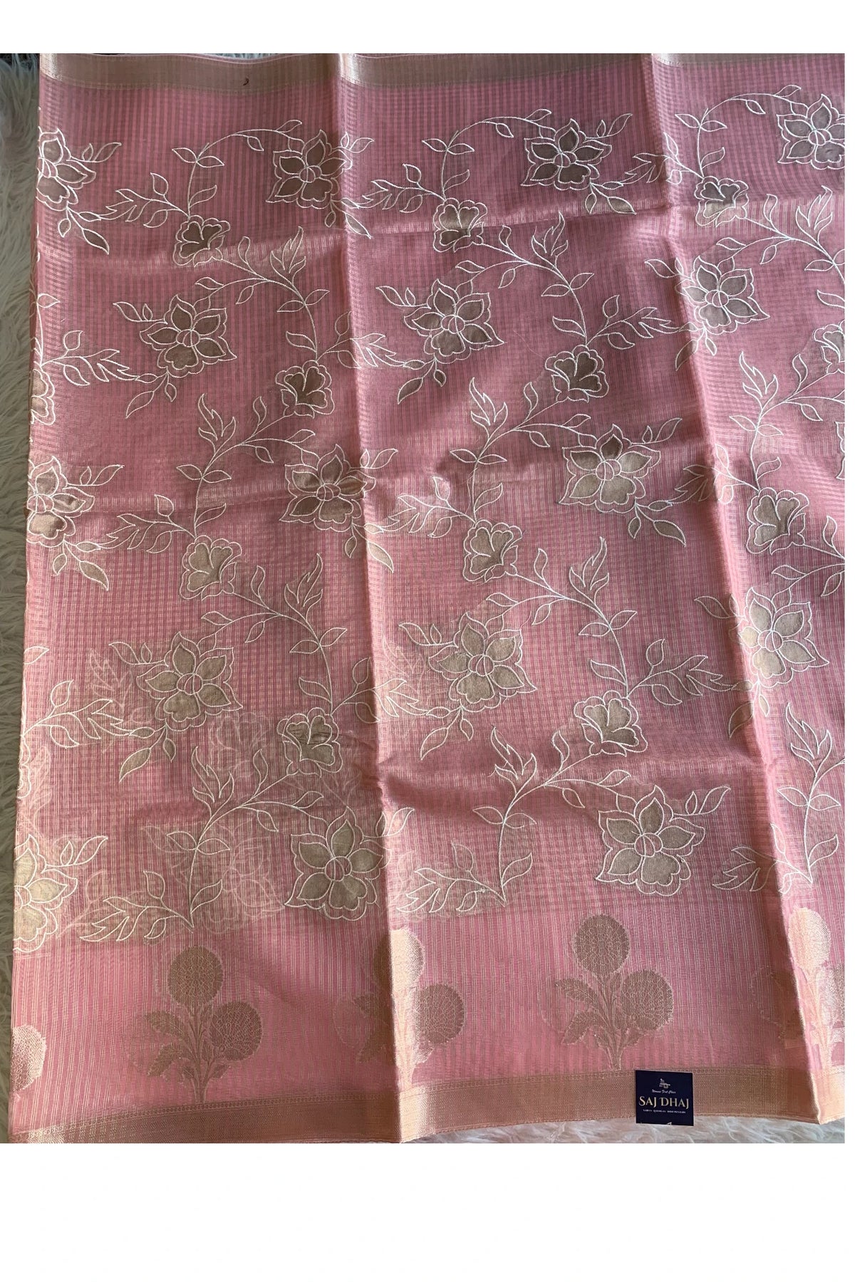 Pink Kota Banarasi Saree 5814 03