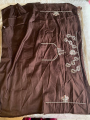 Tissue Saree with Dori, Stone & Thread Work 5915 12
