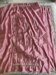 Silk Saree with Colorful Sequin & Cutdana Work 5917 02