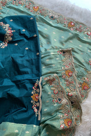 Tissue Banarasi Butti Saree 5786 02