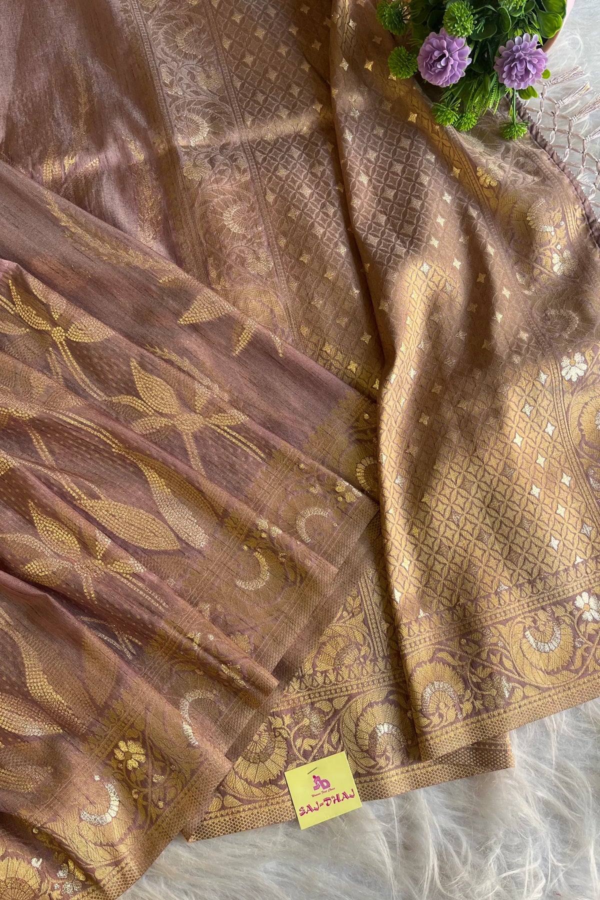 Mauve Kanchi Silk Saree   5314 06