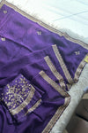 Jayanti Reddy Purple Russian Silk Saree 5650 15 (PRE ORDER)