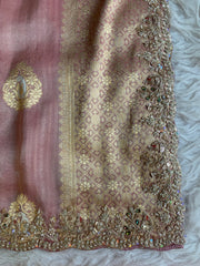 Banarasi Saree with Dori, Jewel & Pearl Work 5875 12
