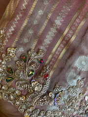 Banarasi Saree with Dori, Jewel & Pearl Work 5875 12