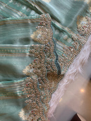 Banarasi Saree with Dori, Jewel & Pearl Work 5875 12