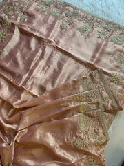 Tissue Saree with Heavy Dori, Pearl & Cutdana Work 5875 15