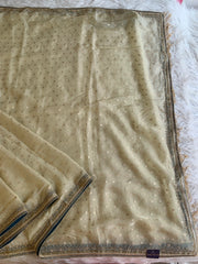 Tissue Organza Saree with Designer Tassel Pallu & Contrast Blouse 5940 04