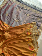 Shaded Kanchipuram Saree with Heavy Zardosi & Cutdana Work 5901 17