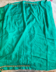 Bandhej Print Russian Silk Saree with Gota Patti & Zardozi 5891 01