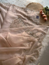 Baby Pink Crush Soft Organza Saree with Cutdana 5902 05