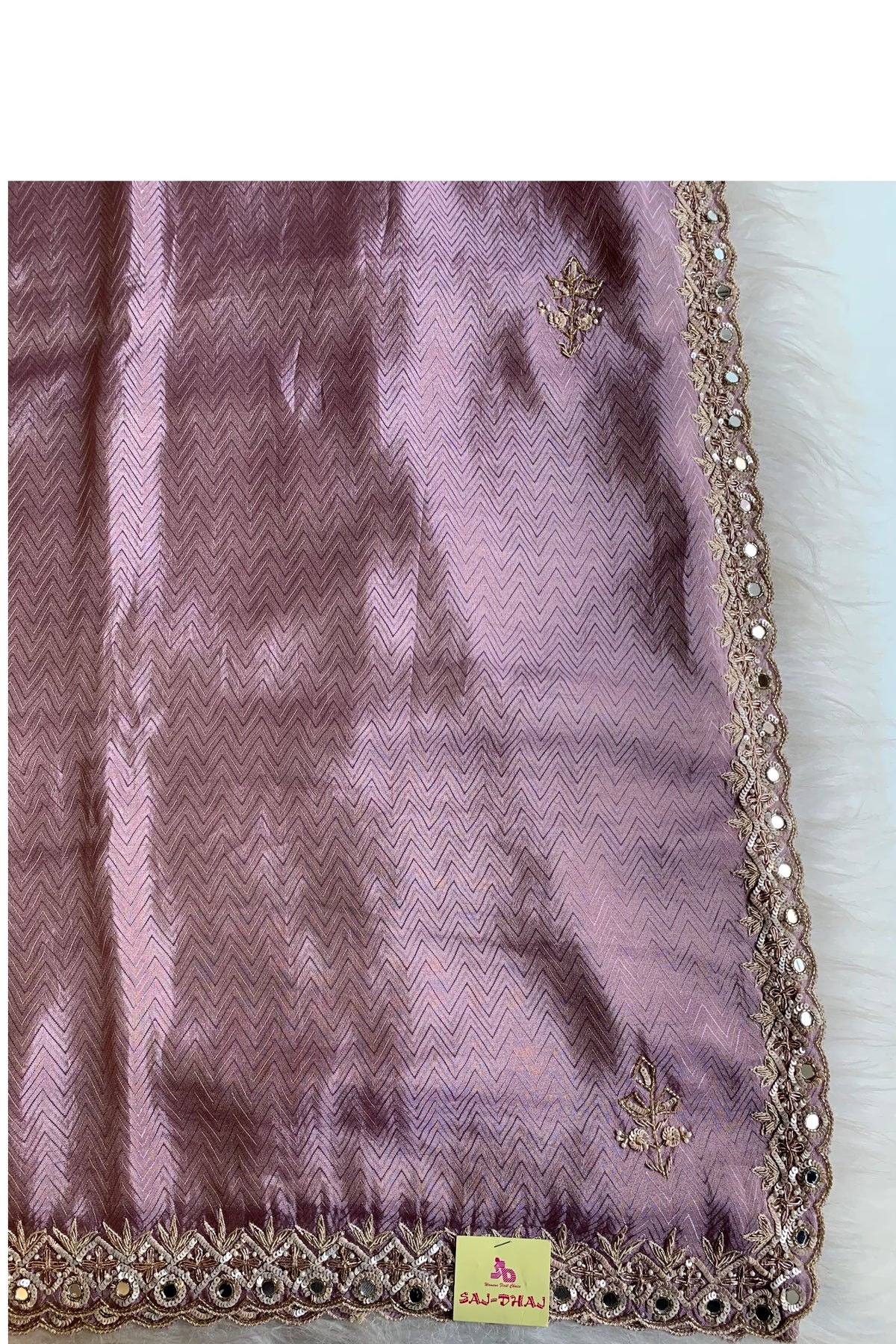 Purple Kanchi Silk Saree 5453 04