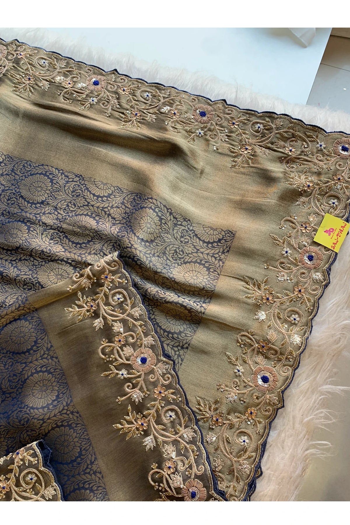 Royal Blue Kanchipuram Silk Saree