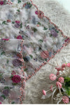 White Organza Saree 5817 01