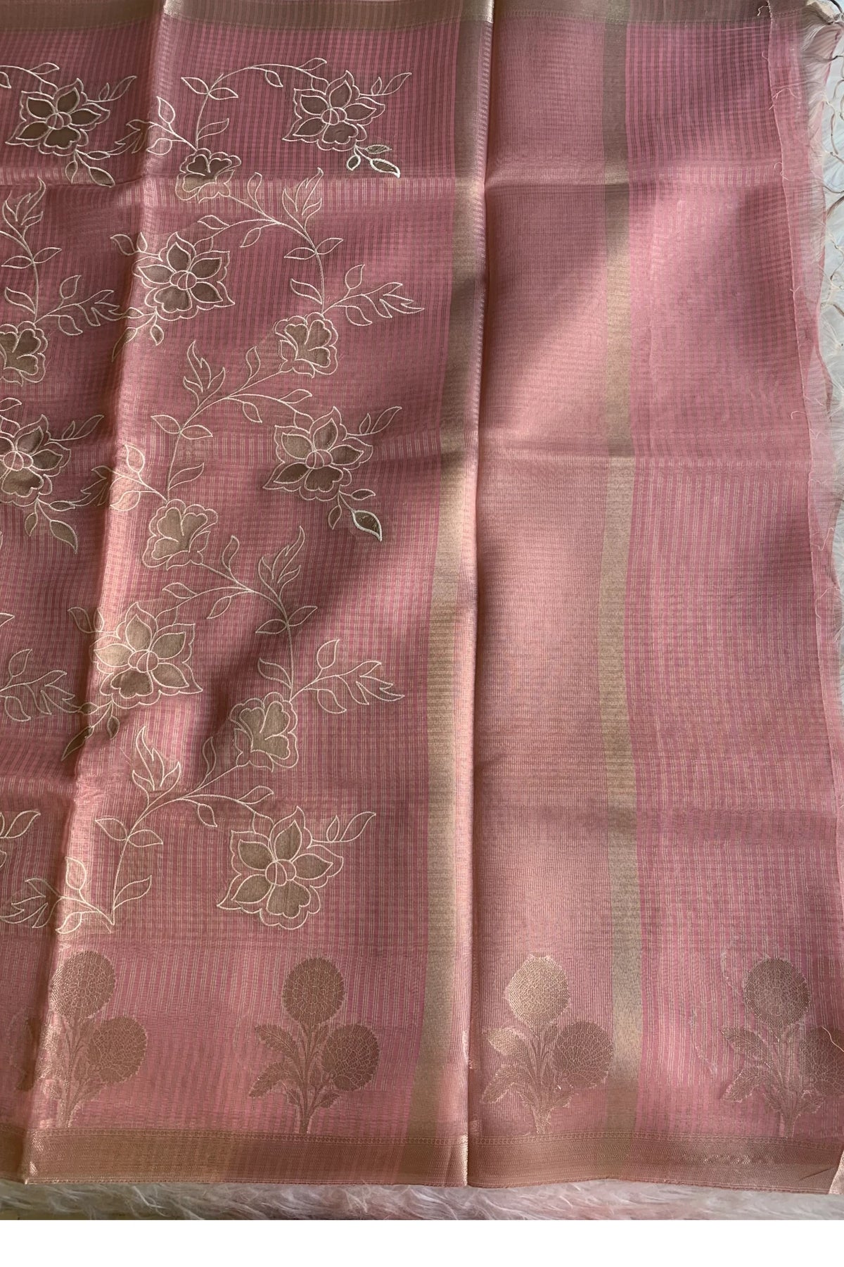 Pink Kota Banarasi Saree 5814 03