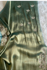 Sea Blue Kanchipuram Silk Saree 5764 05 (PRE ORDER)