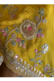 Saree Multicolour Embroidery 5786 01