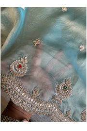Tissue Organza Saree 5775 03