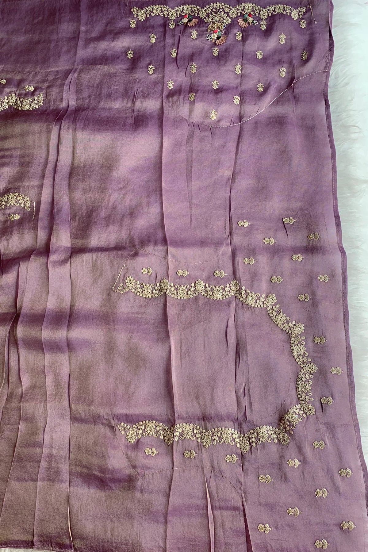 Purple Tissue Saree 5777 07