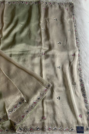 Mint Green Tissue Saree 5792 03