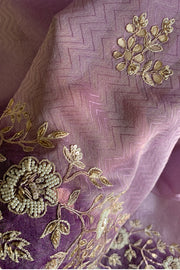 Lilac Shaded Kanchipuram Silk Saree 5675 03