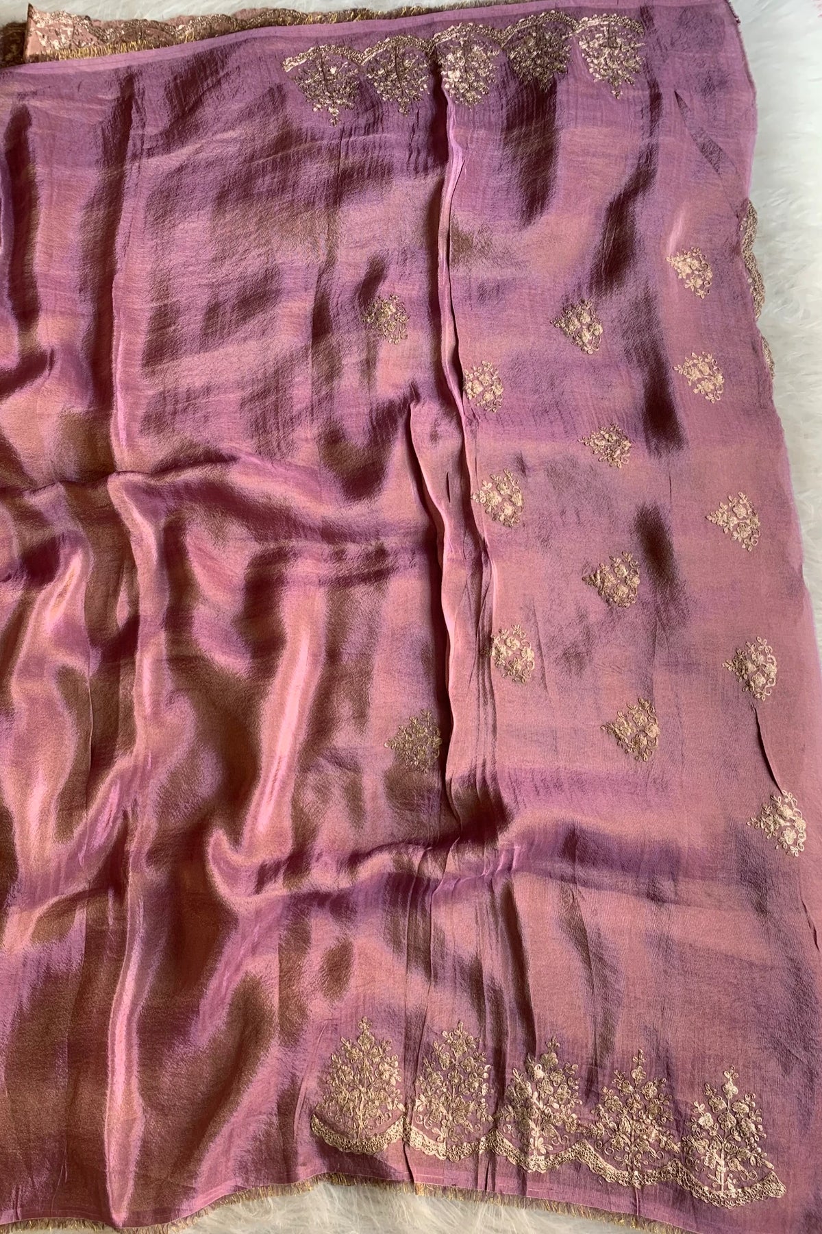 Lilac Ombre Pittan Tissue Saree 5798 01