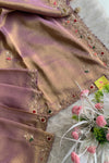 Purple Kanchipuram Silk Saree 5535 12