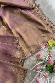Purple Kanchipuram Silk Saree 5535 12