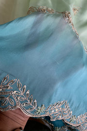 Ombre Habutai Silk Saree 5766 07
