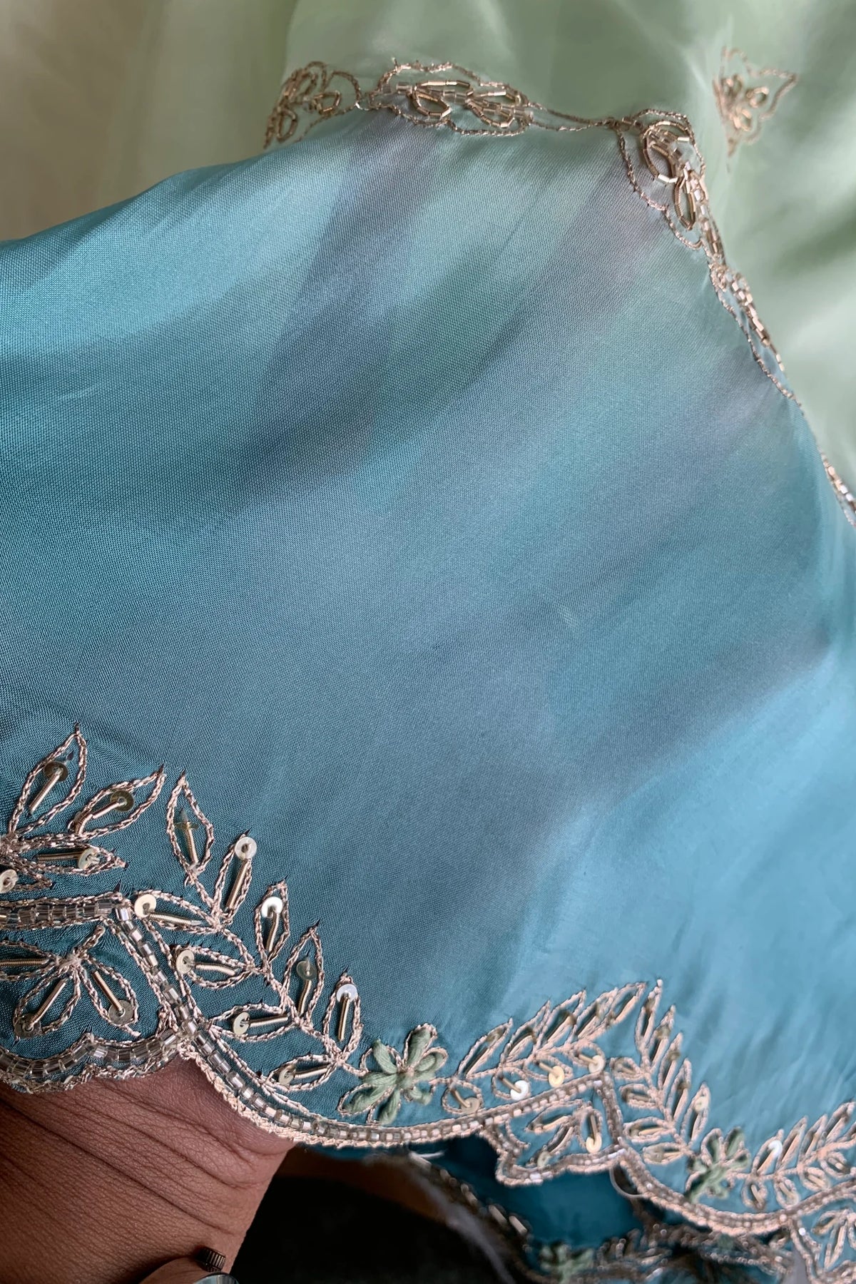Ombre Habutai Silk Saree 5766 07