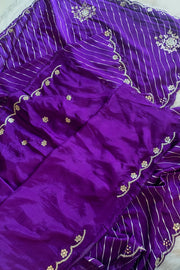 Leheriya Russian Silk Saree Gota Patti 5846 05