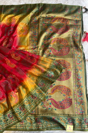 Banarasi Saree with Peacock Motifs 5314 02