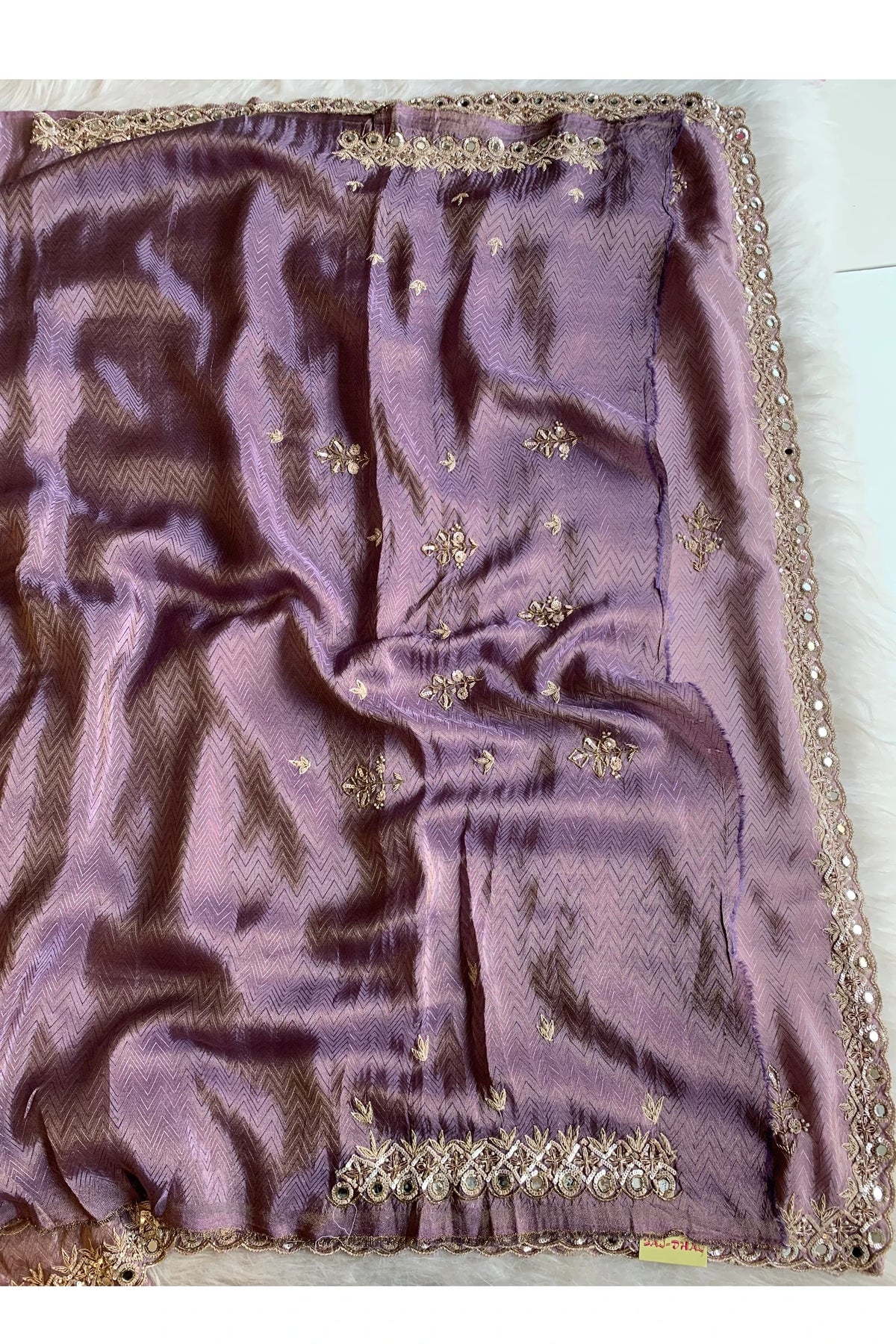 Purple Kanchi Silk Saree 5453 04