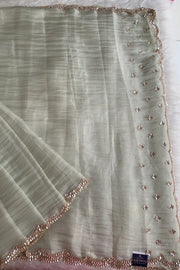 Ivory Crush Saree 5851 03