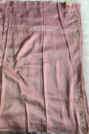Peach Aari Thari Tissue Saree 5760 01