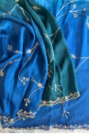 Three-Tone Habutai Silk Saree 5813 01 (PRE ORDER)