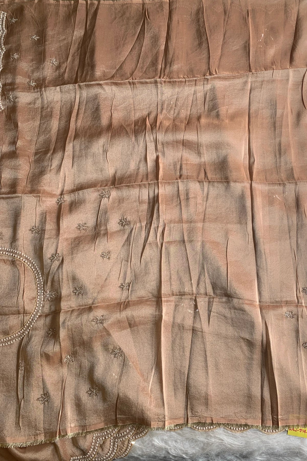 Brick Tissue Saree 5660 06