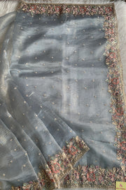 Crush Organza Saree 5649 05